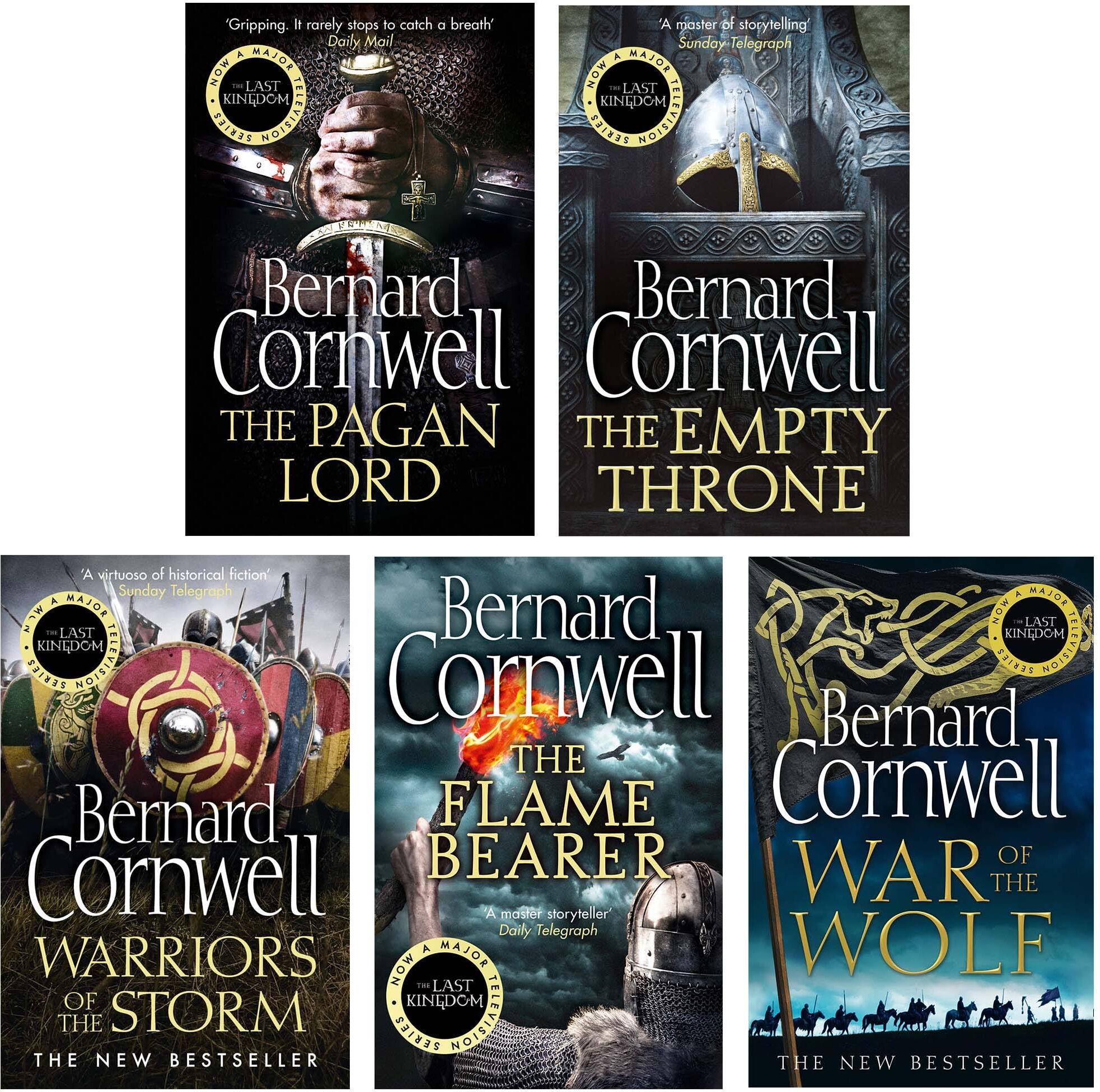 The Last Kingdom by Bernard Cornwell: Books 7-11 Collection 5 Books Set - Fiction - Paperback HarperCollins Publishers