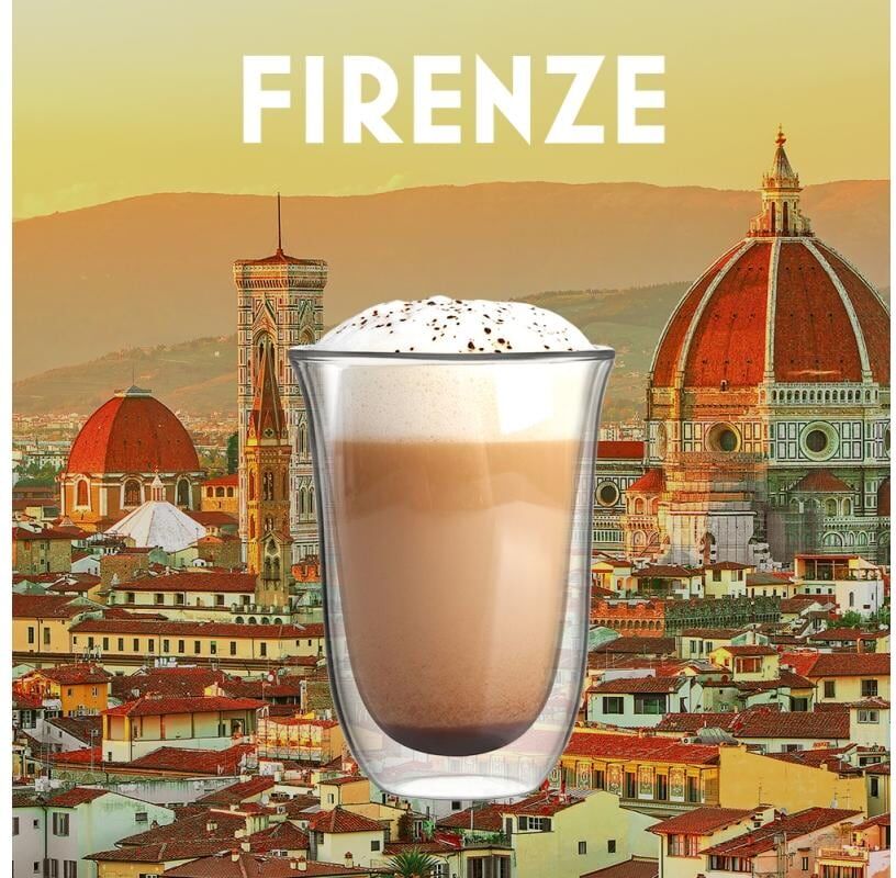 Latte-Macchiato-Glas BIALETTI "Bialetti Latte Macchiato", transparent, 300ml, 2 Stk., Borosilikatglas, Trinkgefässe, Latte-Macchiato-Glas transparent 300ml, 2 Stk.