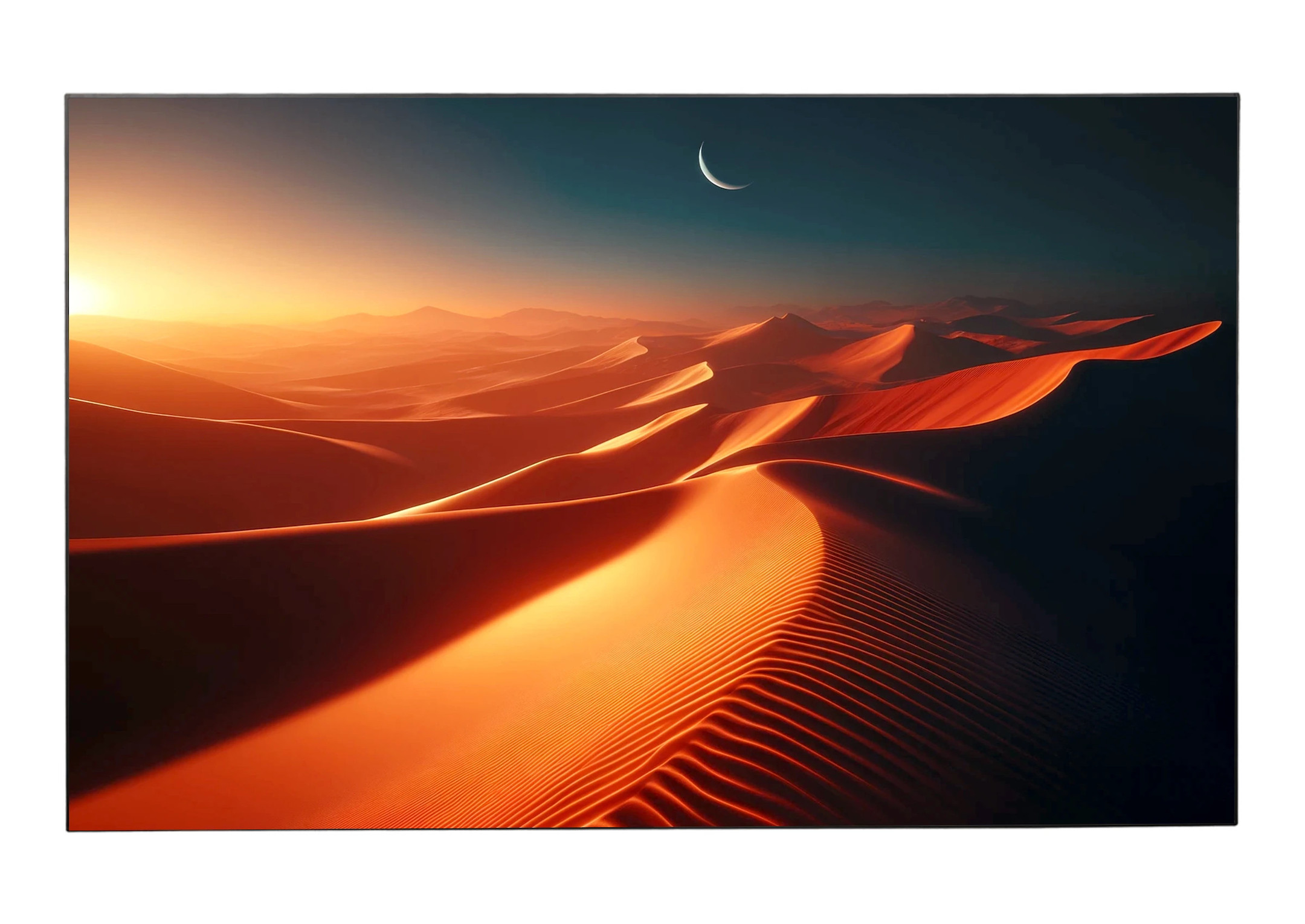 celexon Bright Onyx Kontrastleinwand Home Cinema 220 x 124cm - 100" SlimLine Rahmenleinwand