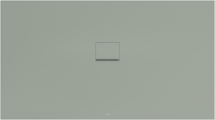 Villeroy und Boch Squaro Infinity Duschwanne UDQ1810SQI2V-R8 180 x 100 x 4 cm, morning green, universal einbaubar