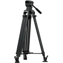 SmallRig 5578 FSD18 FreeSpeed Heavy-Duty Carbon Fiber Tripod (Carbon), Stativ, Schwarz