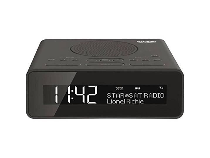 TechniSat DIGITRADIO 51 - DAB+ wekkerradio (DAB, FM, wekkerradio, wekker met twee instelbare wektijden, sluimerfunctie, slaaptimer, dimbaar display, hoofdtelefoonaansluiting) zwart