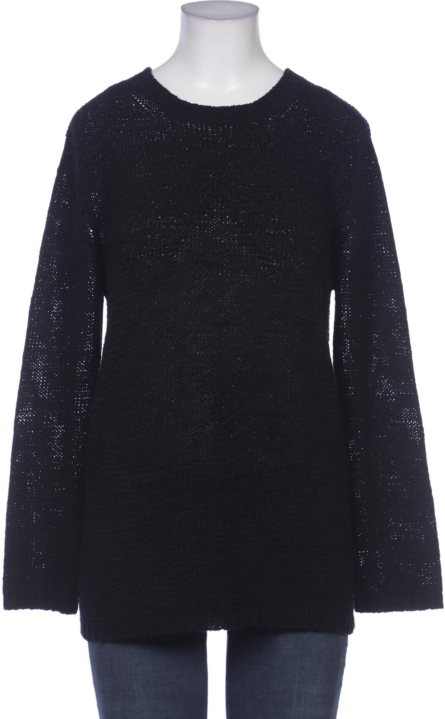 Marco Pecci Damen Pullover, Schwarz, Gr. M, Synthetik - Second Hand