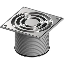 Tece drainpoint S Rostrahmen Edelstahl 150 x 150 inkl. Standardrost verschr., 3660010 3660010