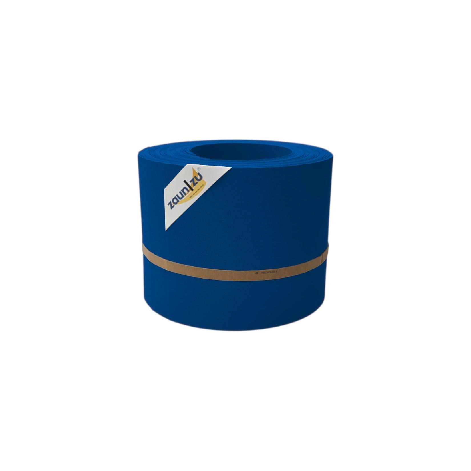 zaun zu® Sichtschutzstreifen PP Sichtschutzstreifen Doppelstabzaun Enzianblau,10x 2,55m