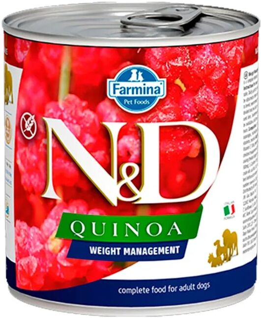 Farmina Comida Húmida Cão ND Weight Management Quinoa 6 Unds 285g