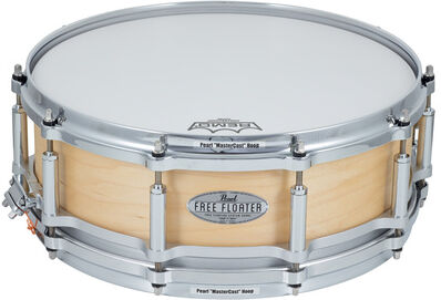 "Pearl 14""x05"" Free Floating Snare Naturel satiné"