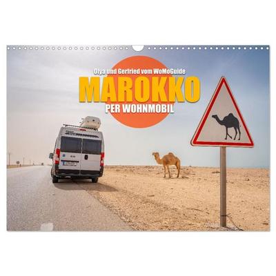 MAROKKO per WOHNMOBIL (Wandkalender 2027 DIN A3 quer), CALVENDO Monatskalender