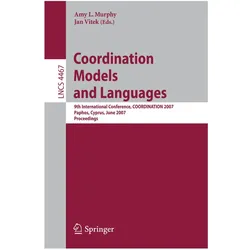 Coordination Models and Languages, Fachbücher von Jan Vitek, Amy L. Murphy