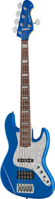Harley Benton Enhanced MJ-5EB Lake Blue High Gloss Lake Blue