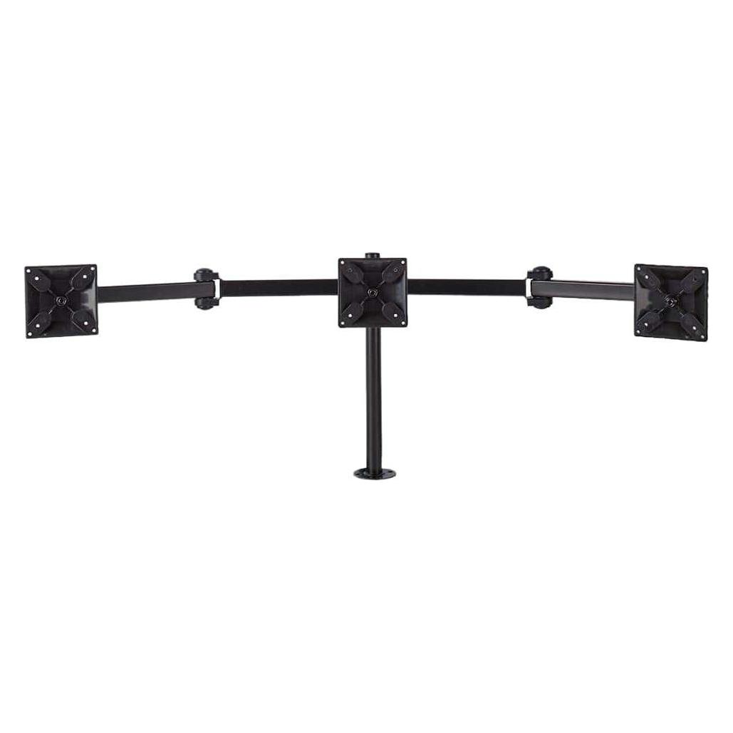 Nedis Ergonomische Monitorhalterung - Dreifachmonitorarm (14"-24") (Tisch, 24", 7 kg) (ERGOTMM100BK)