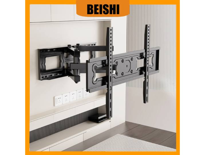 Support de montage mural TV pour TV 32-70 pouces, cadre TV à mouvement complet pivotant avec bras articulé extensible Max VESA 600x400mm, charge 35kg