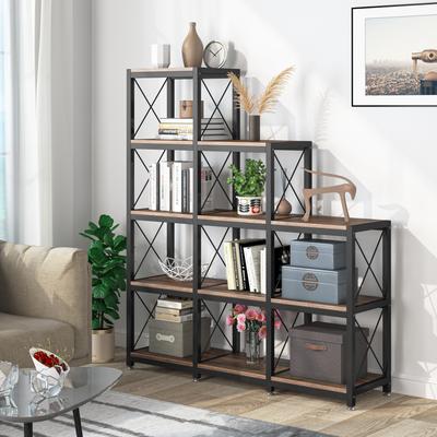 Tribesigns 12 Shelves Ladder Bookshelf Bookcase Display Shelf