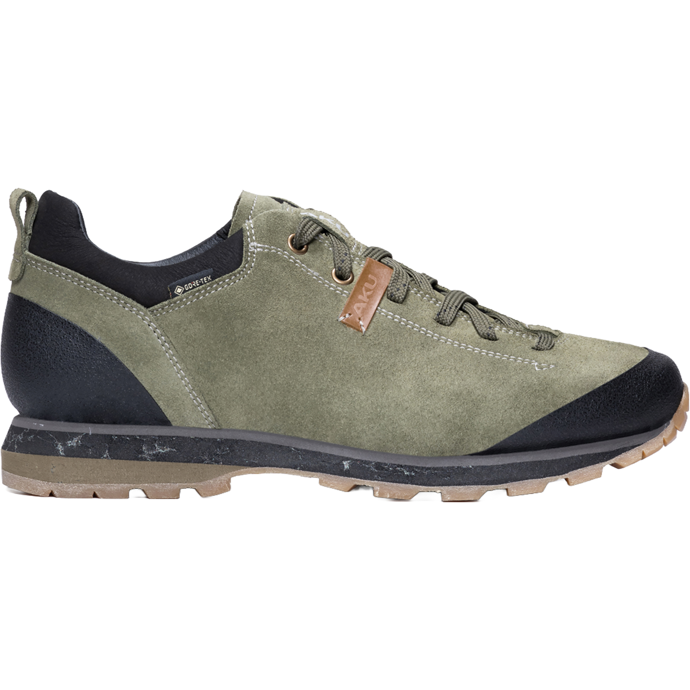Aku Bellamont 4 Suede GTX Herren Freizeitschuhe gruen Größe 47.5 Lifestyle Wasserdicht