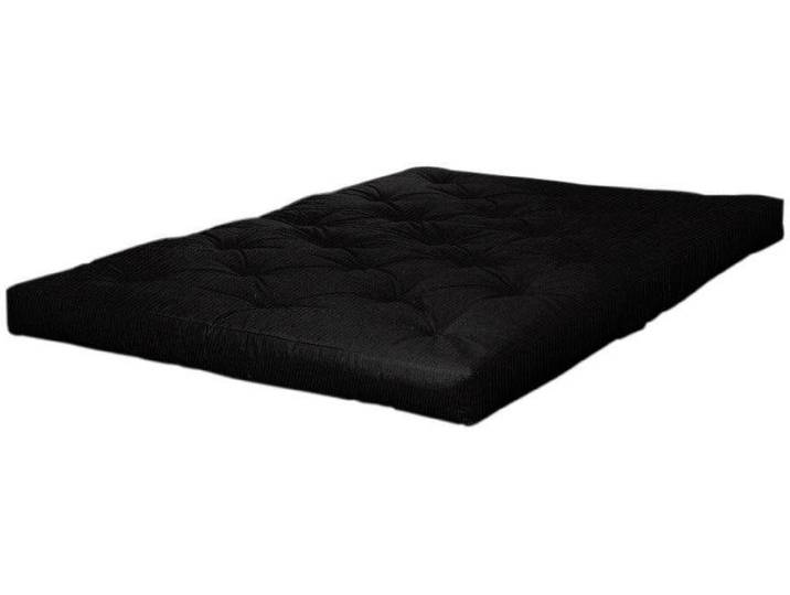 Futonmatratze KARUP DESIGN Coco Futon, 16 cm hoch, mehrere Grössen, handgefertigt , schwarz, B:140cm H:16cm L:200cm, Bezug Matratze: 100% Baumwolle, Matratzen, Futonmatratze, Aus Baumwolle und einem Kern aus Kokosfaser. Made in Europe