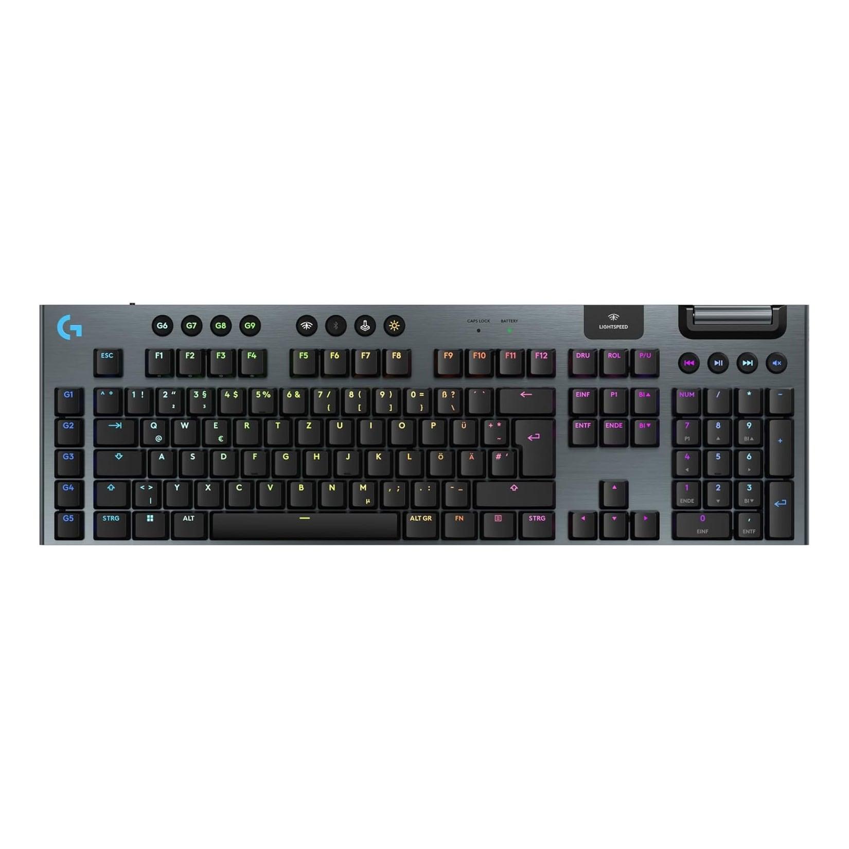 Logitech G G915 X LIGHTSPEED Kabellose Low-Profile-Gaming-Tastatur
