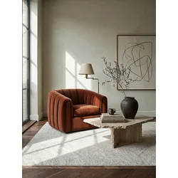 Teppich Pflegeleicht Beige 160x230 cm - SCRIVIA   Kadima Design