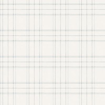 Chesapeake Fox Hollow White Dashed Plaid Wallpaper