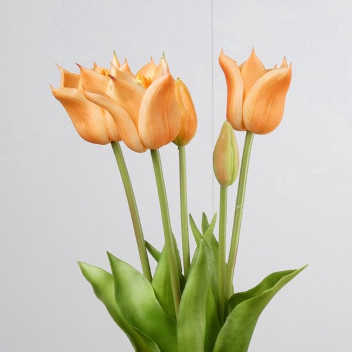 Real Touch Kunsttulpen Boeket - 5 stuks - Peach