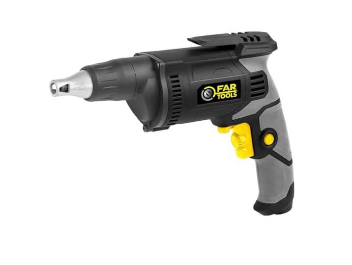 Fartools PM 6A Visseuse à placoplâtre 450 W Vitesse de rotation 0-3000 tr/min Noir