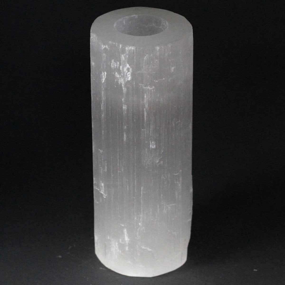 Ancient Wisdom Seleniet Kandelaar - Cilindervormige Kaarsenhouder voor Waxinelichtjes - 20 cm
