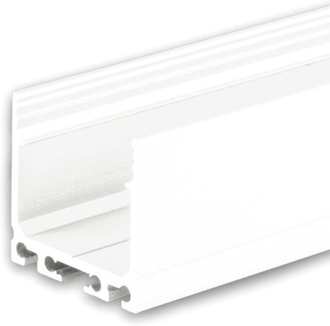 Isoled Led Aufbauprofil Surf24 Aluminium Pulverbeschichtet Weiß Ral 9010, 200cm