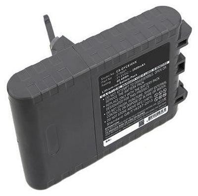 Dyson Batterij voor V8, V8 Absolute, V8 Animal, V8 Fluffy, SV10, 2800mAh, Li-Ion, Zwart