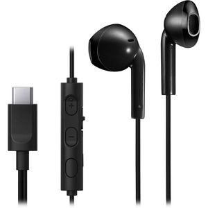 JVC Kopfhörer HA-FR17UC, schwarz, In-Ear, mit Mikrofon, kabelgebunden, USB-C