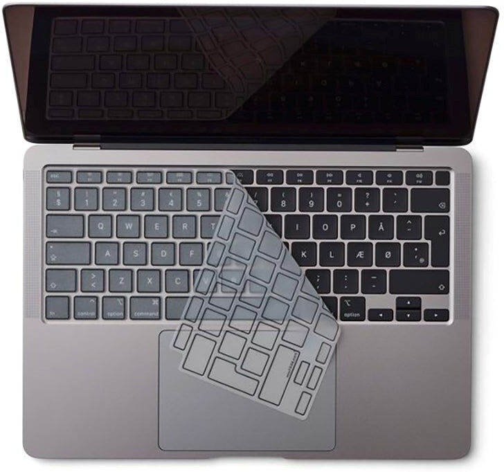 Philbert MacBook Air 13 (2020) (A2179) Keyboard Cover m. Dansk Tastatur - Transparent