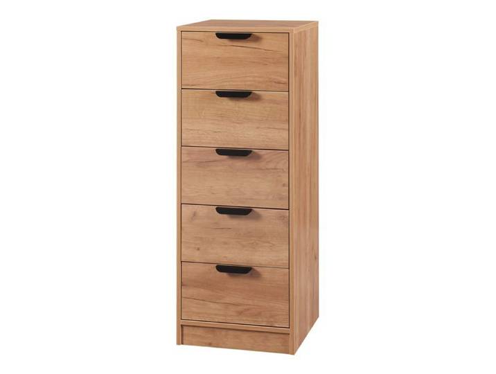Commode - HELLOSHOP26 - Modèle - 5 tiroirs - MDF - Style intemporel