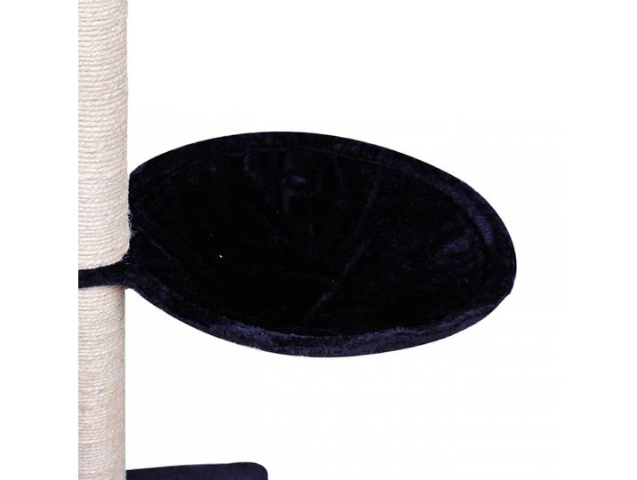 Körbchen für Katzenbaum 2er Set schwarz 40 cm