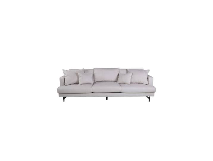 Grosses 3-Sitzer Design Sofa „Sofia“ Beige VE DESIGN