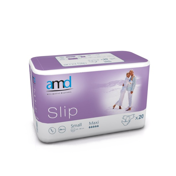 AMD Slip Maxi Small - 4 paquets de 20 protections