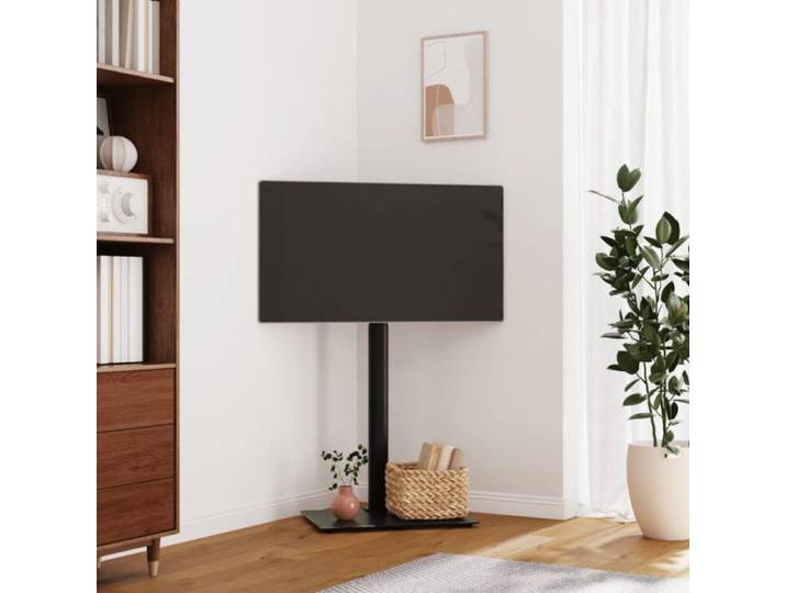 Meuble TV d angle 1 niveau pour 32 65 pouces noir