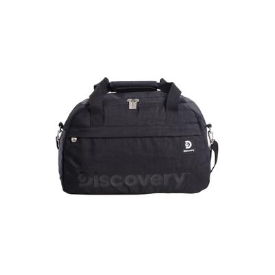 Umhängetasche DISCOVERY "Commuter", Damen, Gr. B/H/T: 40cm x 25cm x 19,5cm, schwarz, Taschen Umhängetasche, mit integrierter RFID-Reißverschlusstasche