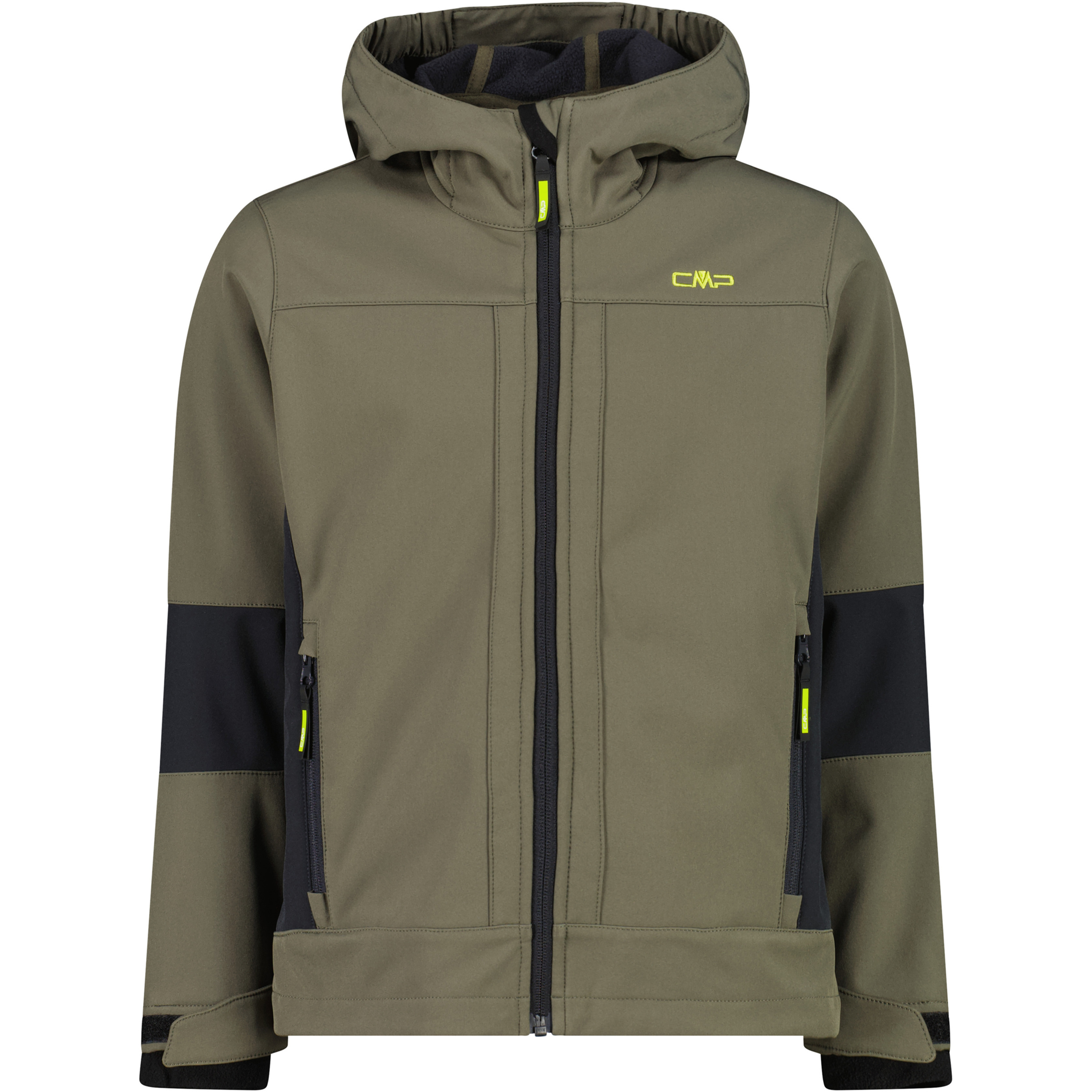 CMP Softshell Kinder Softshelljacke oliv Größe 104 Trekking Wasserabweisend Wasserabweisend