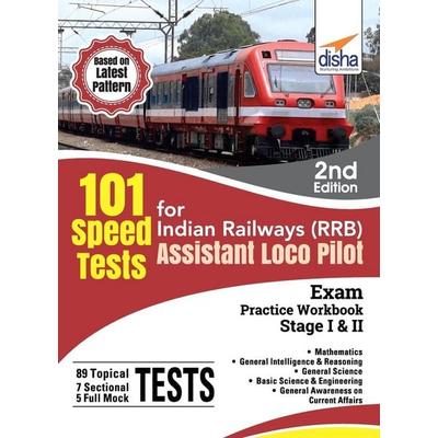 101 Speed Test for Indian Railways (RRB) Assistant Loco Pilot Exam Stage I & II - 2nd Edition, Taschenbuch von Deepak Agarwal,Shirpa Agarwal,Gajendra