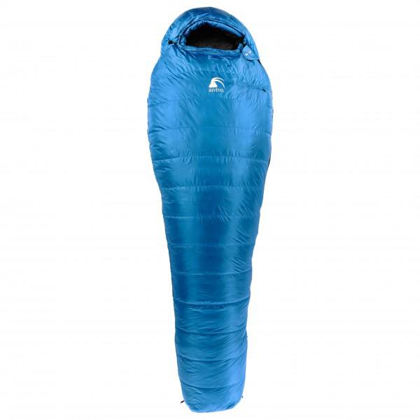 Alvivo - Ibex 700 - Daunenschlafsack Gr 225 cm Zip: Left Blau