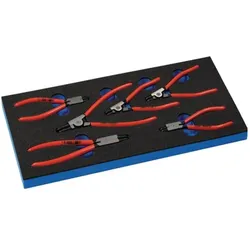 Knipex, Zange, Werkzeugmodul 6-teilig 1/3-Modul Innen/Aussenringe J0-21/A0-21 (385 mm)