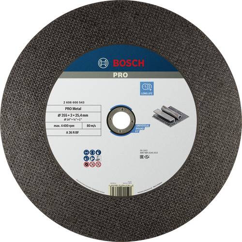 Bosch Accessories 2608600543 Trennscheibe gerade 355 mm 1 St. Stahl
