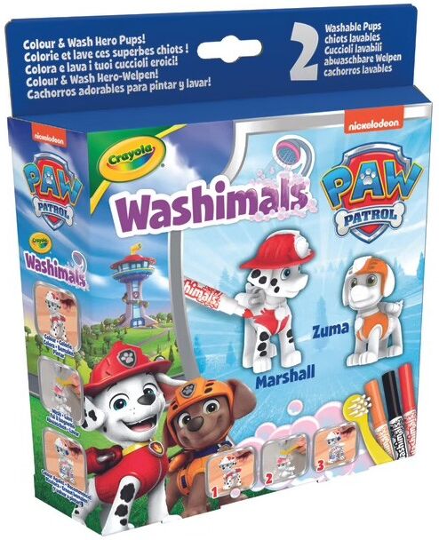 Coffret Washimals Pat'Patrouille 2 figurines - Crayola