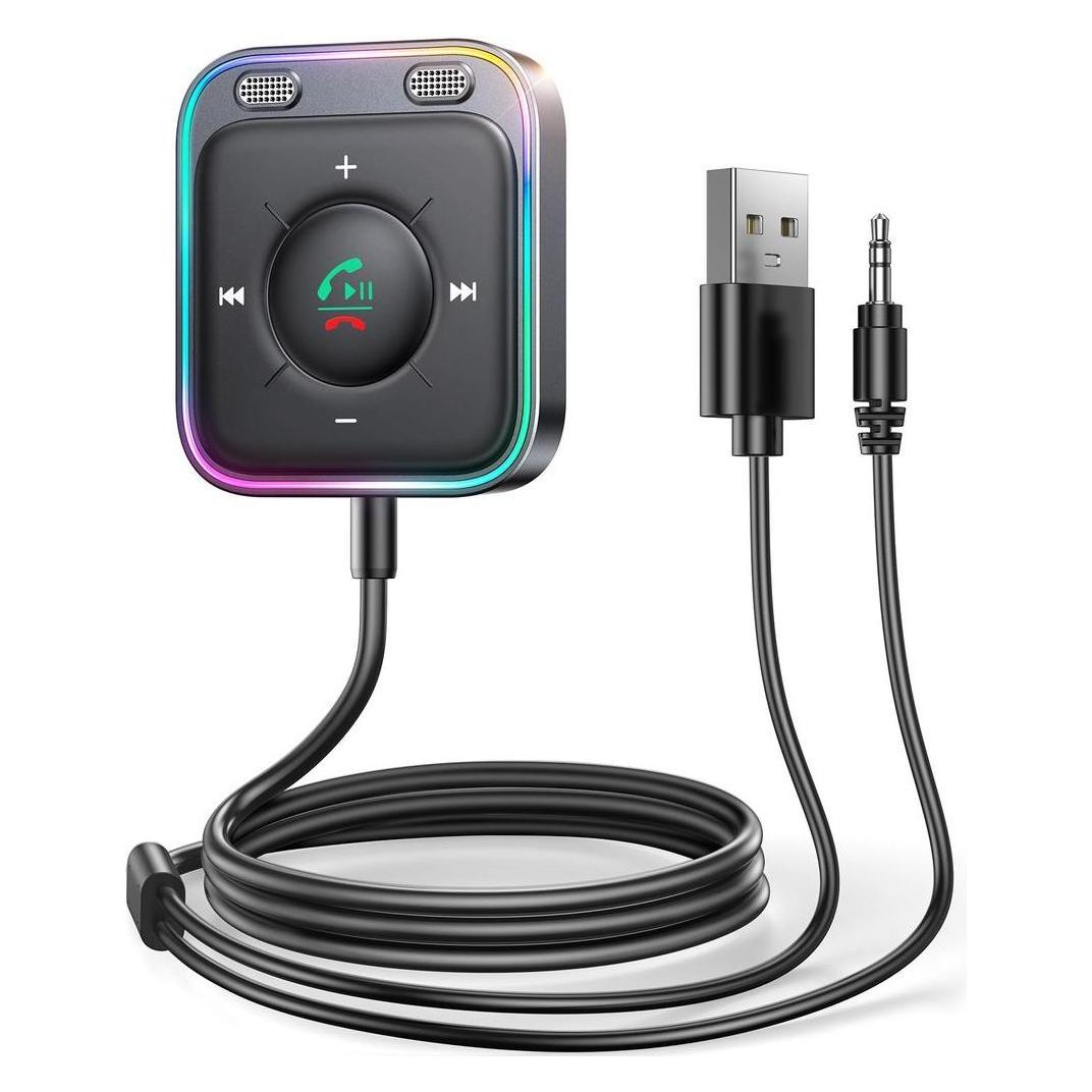 SIGN Aux Bluetooth Audio Adapter for Car - Black (SN-CB3)