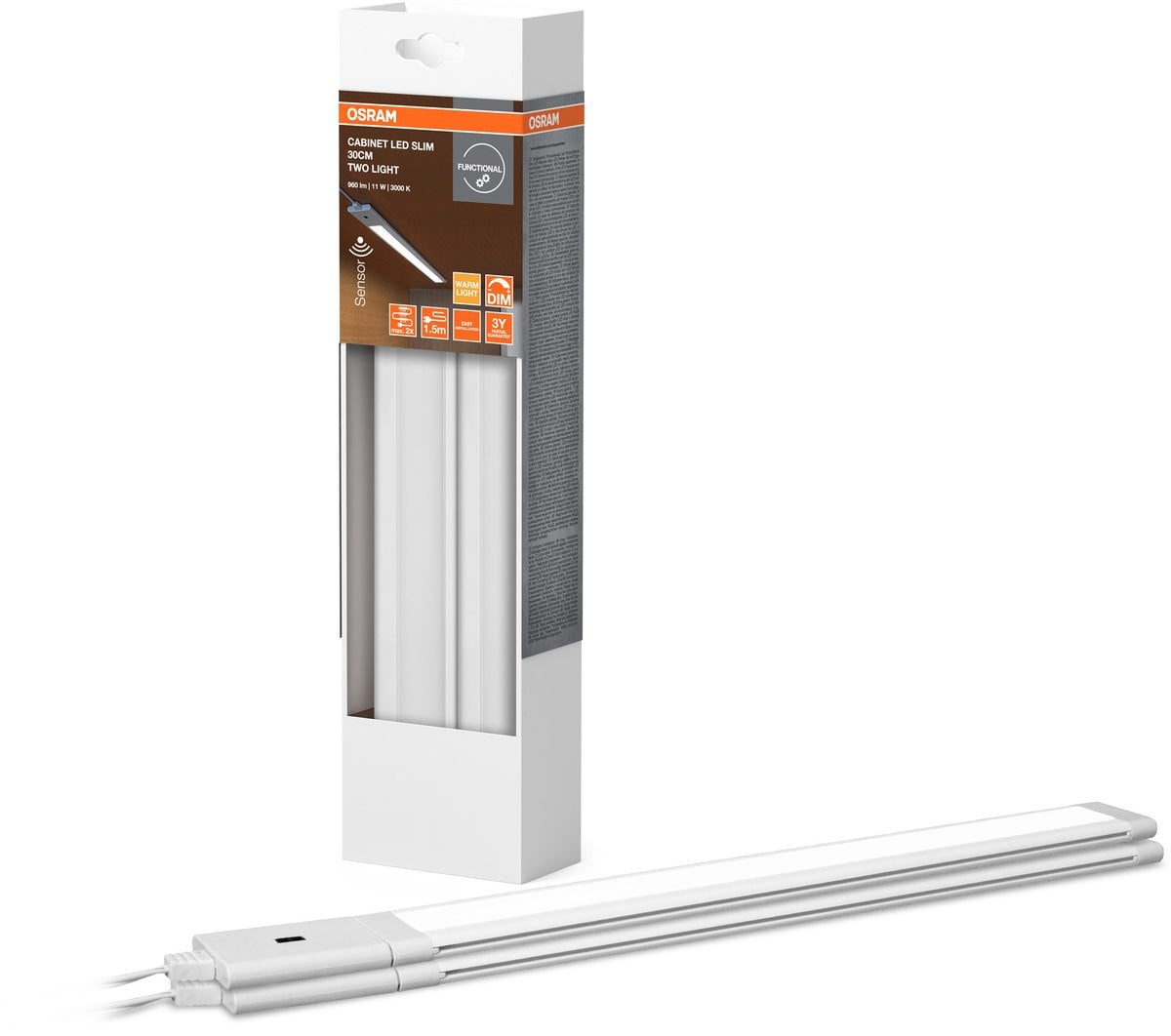 Osram LED onderkastverlichting aluminium bar voor keuken en meubels