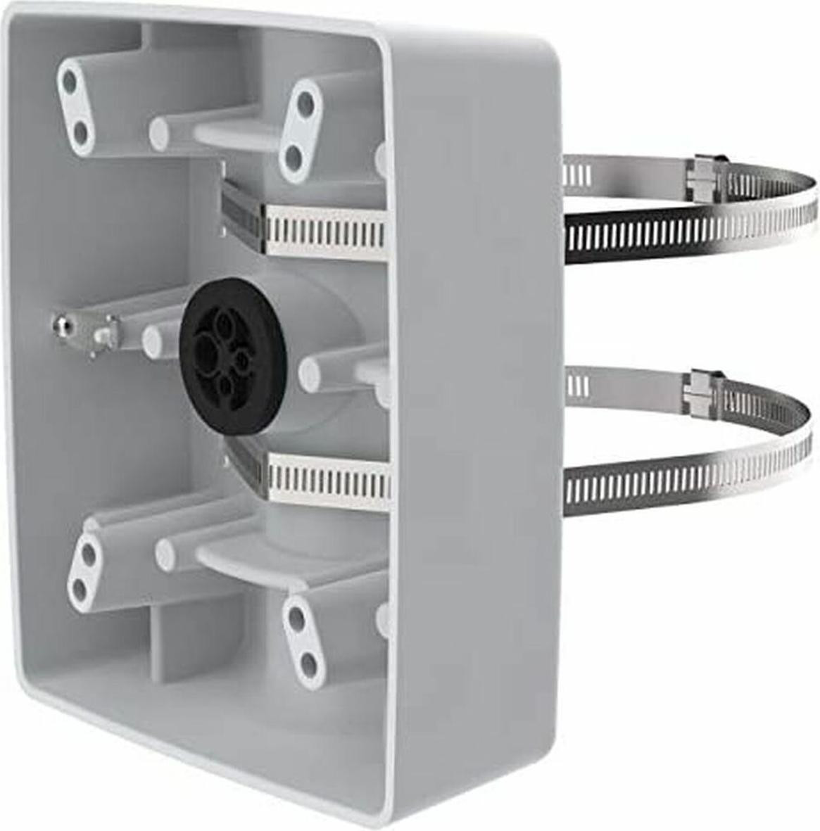 Axis T91B57 Set voor bevestiging van stangen, Wit, Geschikt voor montage op palen en AXIS A9188-VE, Q6318-LE 50, T91G61, T91H61, T98A15-VE, T98A16-VE, T98A17-VE, T98A18-VE