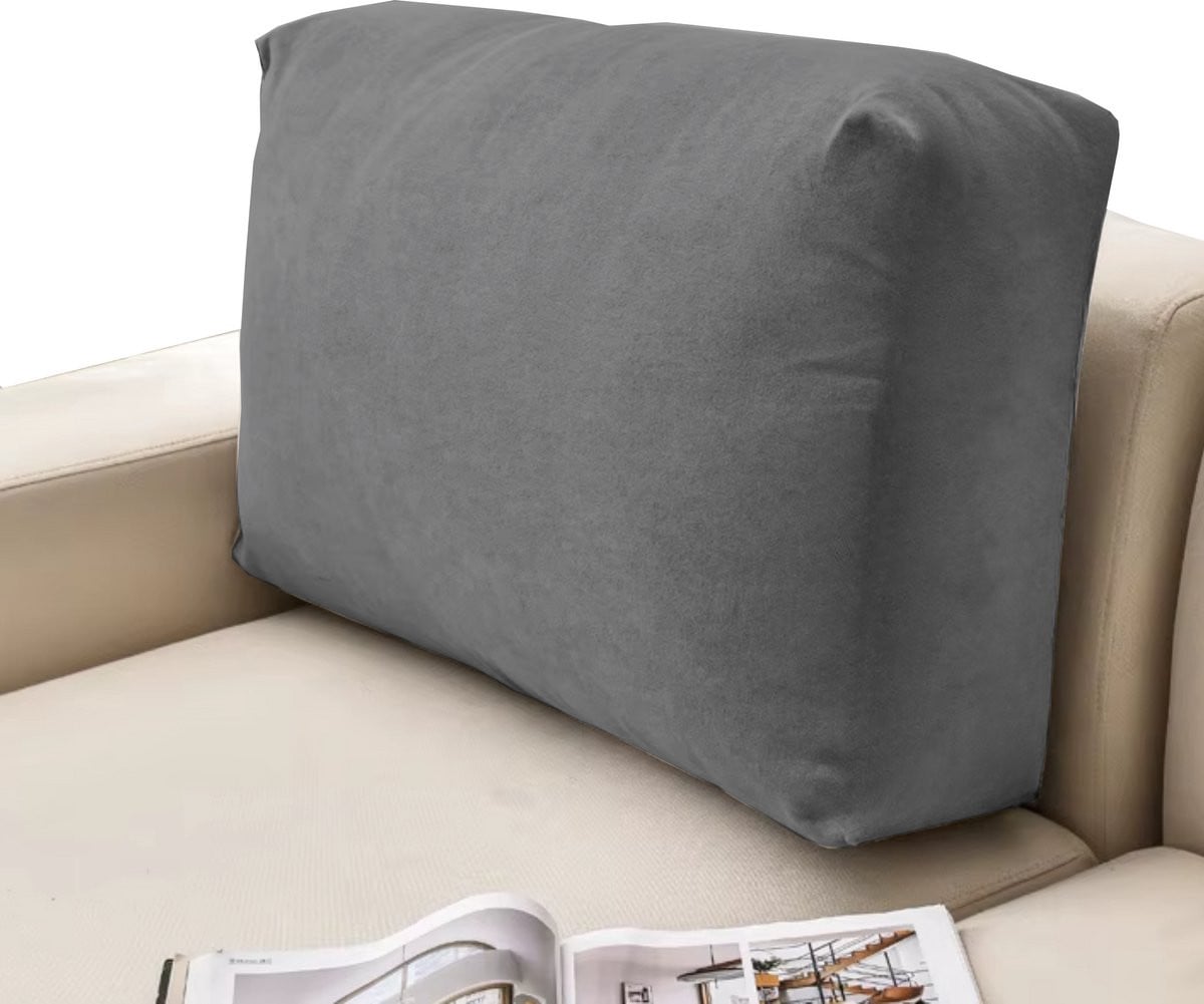 HomeLuxury VelvetLine Kussenhoes - Zacht Velours - Grijs