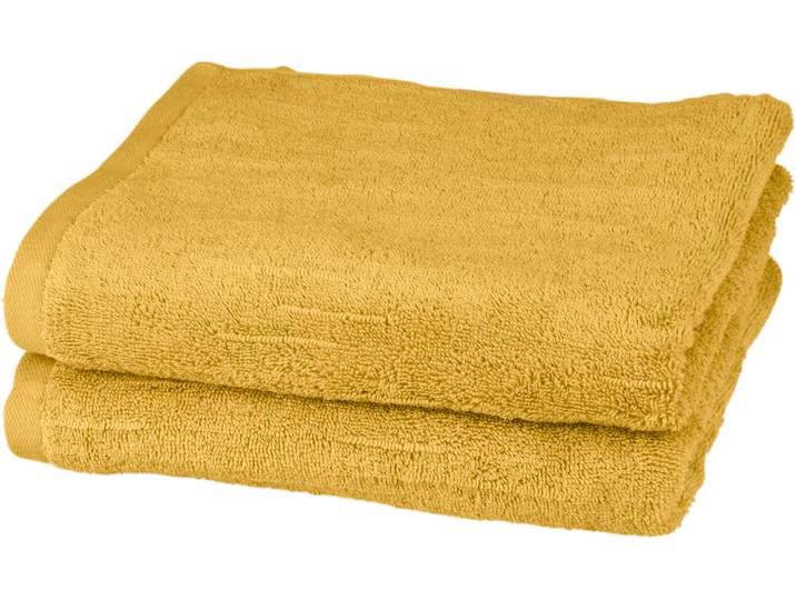 Handtuch ROSS Premium , gelb (safran), B:50cm L:100cm, Frottier, Obermaterial: 100% Baumwolle, Handtücher, Handtuch, 100% Baumwolle
