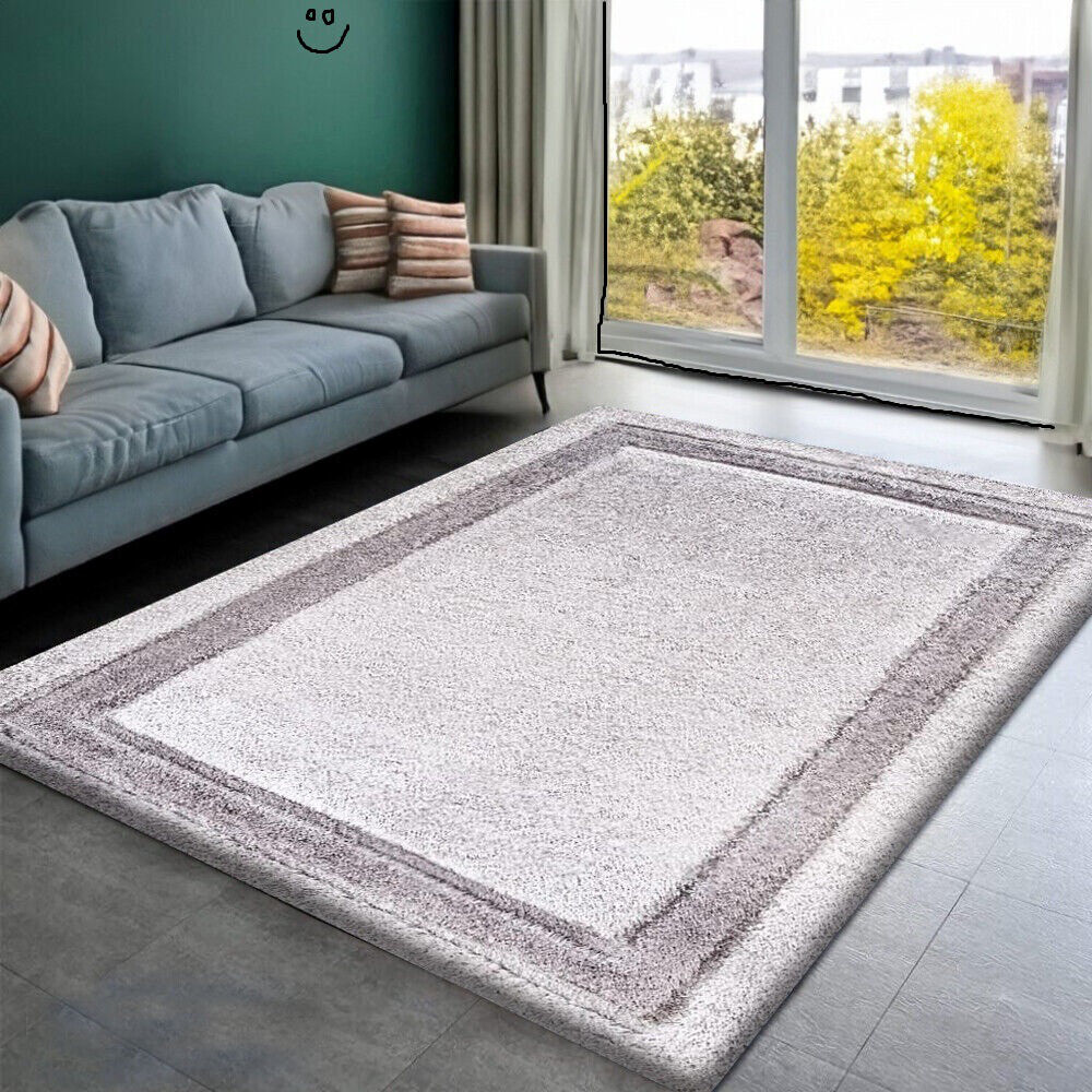 Brayden Studio Rectangle Shag Silver Rectangle 200 x 290cm