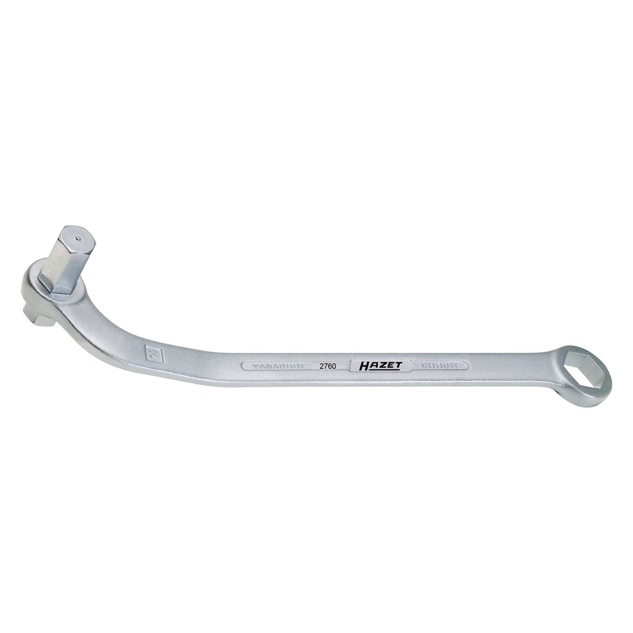Hazet Öldienst-Schlüssel 2760 - Schlüsselweite: 14 x 17 - Gesamtlänge: 237 mm (14 mm, 17 mm) (2760)