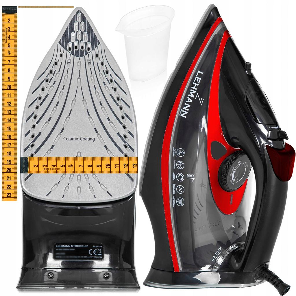 x x Lehmann Strokkur V2 Dampfbügeleisen 3000 W Keramik Anti Drip Feuerwehrmann