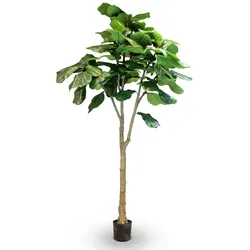 Geigenfeige - Ficus lyrata Kunstpflanze, UV Stabil, Höhe 240 cm